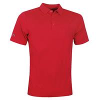 Callaway Golf Mens Tournament Polo Shirt - Tango Red - S - S Regular