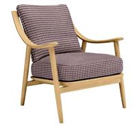 Ercol Marino Chair in CM Clear Ash & G765 Fabric W75 D85 H86 SH46CM RRP &pound;2000