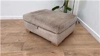 Sofology Cove Fabric Storage Footstool in MInk