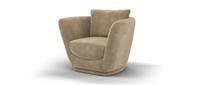 Sofology The Serene Fabric Swivel Chair in Latte