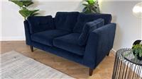 Sofology Cricket Fabric 2 Seater in Navy All Over