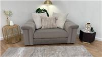 Sofology The Oscar Loveseat in Super Matt Velvet Pebble