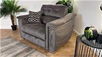 DFS The New Hollywood Fabric Recliner Chair in Mory Grey
