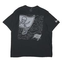 NIKE Mens Black & Grey Skull Graphic T-Shirt XL Short Sleeve Crew Neck Cotton - XL Regular