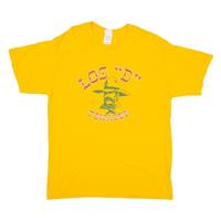 GILDAN Mens T-Shirt Yellow L - L Regular