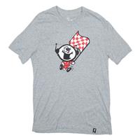 NIKE Mens T-Shirt Grey M - M Regular