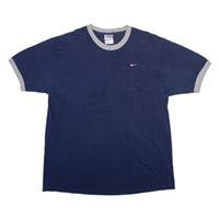NIKE Mens T-Shirt Blue XL - XL Regular