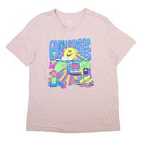 NIKE Mens T-Shirt Pink L - L Regular