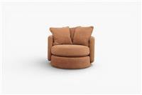 Piccadilly Swivel Chair, Salmon