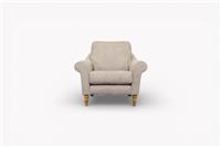 Camber Leather Armchair, Demetra Grey