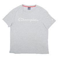 CHAMPION Mens T-Shirt Grey L - L Regular