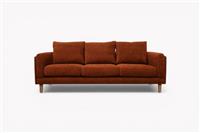 Harbour Grand 3 Seater Sofa, Plush Velvet Auburn