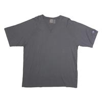 CHAMPION Mens Grey T-Shirt L Short Sleeve Crew Neck Classic Cotton Casual - L Regular