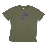NIKE Mens Green Olive Nike Air Graphic T-Shirt L Short Sleeve Crew Neck Casual - L Regular