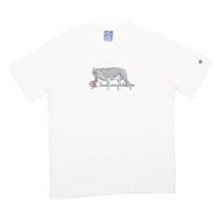 CHAMPION Tiger Mens T-Shirt Cream L - L Regular