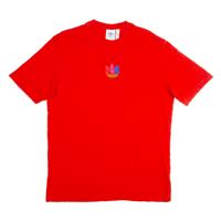 ADIDAS Mens T-Shirt Red M - M Regular