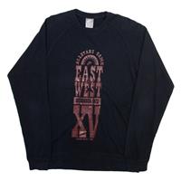 NIKE Mens T-Shirt Black Long Sleeve M - M Regular