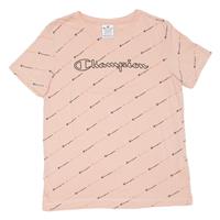 CHAMPION Womens T-Shirt Pink M - M Regular