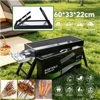 Folding BBQ Charcoal Barbecue Grill Steel Stainless Garden Picnic Camping Stove