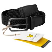 Lyle & Scott Mens Woven Golf Belt - Jet Black - One Size - One Size Regular