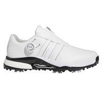 adidas Golf Mens Tr 360 Boa Golf Shoes - White/White/Black - UK 7