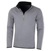 Calvin Klein Golf Mens 1/2 Zip Performance Sweater - Silvermarl - XXL - 2XL Regular