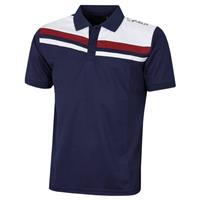 Stuburt Golf Mens Leckford Polo Shirt - Midnight - S - S Regular