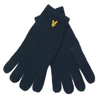 Lyle & Scott Mens Racked Rib Gloves - Dark Navy - One Size