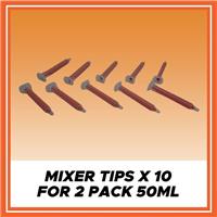MIXER MIXERS TIP TIPS NOZZLE NOZZLES WURTH TEROSON WAYSIDE GLUE UNIVERSAL X 10