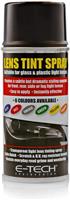Black Lens Tint Spray E-Tech Car Glass Plastic Tail Light Lamp 150ml Can