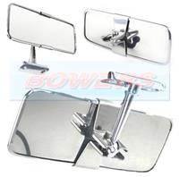Universal Classic Car Kit Car Stainless Steel Chrome Interior Rear View Mirror