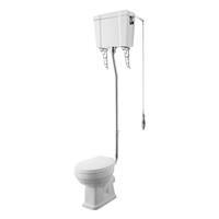Carlton Traditional Victorian Style High Level Toilet WC Pan & Cistern Chain