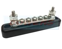 12V/24V 5 Way Power Distribution Bus Bar 5x4mm Screws 100A Rated Auto Marine