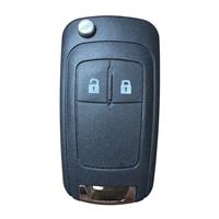 RFC 2 button flip key case for Vauxhall Astra J remote fob 2009 - 2015 Opel