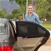 2 x Car Kids Sun Shade Shield Socks Rear Side Window Large Square Cover UV Mesh