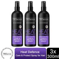 Tresemme Heat Defence Care & Protect Hair Spray for All Hair Types 270ml, 3 Pack