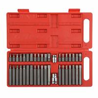 40 PIECE HEX STAR TORX SPLINE SOCKET BIT SET TOOL KIT GARAGE TOOLS EQUIPMENT