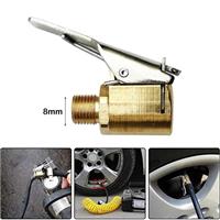Car Air Pump Nozzle Adapter Truck Tire Inflator Valve Connector Head Clip 8MM 1X