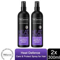 Tresemme Heat Defence Care & Protect Hair Spray for All Hair Types 270ml, 2pk