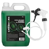 Alloy Wheel Cleaner 5 Litre CARSHARK Non Acidic with Long Hose Trigger