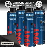 4x DINITROL 4941 Black Under Body Rust Proofing Corrosion Protection Wax 1L+Airf