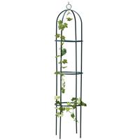 1.9m Green Metal Garden Obelisk Climbing Plant Support Frame Outdoor Trellis