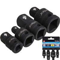 BlueSpot 4pc Impact Socket Converter Reducer Adapter Set 1/4" 1/2" 3/8"