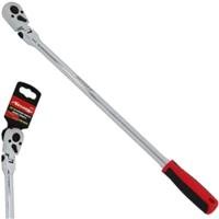 Neilsen Extra Long Reach Flexi Head Socket Ratchet Quick Release 72 Teeth 3/8
