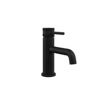 Core Black Basin Tap Bathroom Sink Mono Basin Mixer Modern Round Matt Black