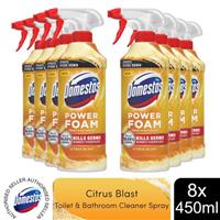 Domestos Power Foam Citrus Blast Toilet & Bathroom Cleaner 450ml