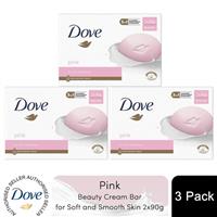 Dove Moisturising Beauty Cream Bar for Sensitive & Soft, Smooth Skin, 2x90g