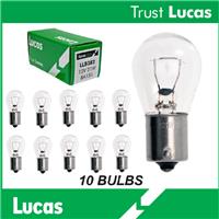10 x LUCAS LLB382 382 Bulbs P21W 12V 21W BA15s Stop Indicator Single Filament
