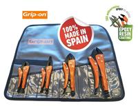 Grip-On 4Pc Locking Pliers Set (Curved Jaw & Long Nose)