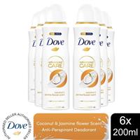 Dove Advanced Care Coconut & Jasmine Flower 72H Anti-Perspirant Deodorant 200ml